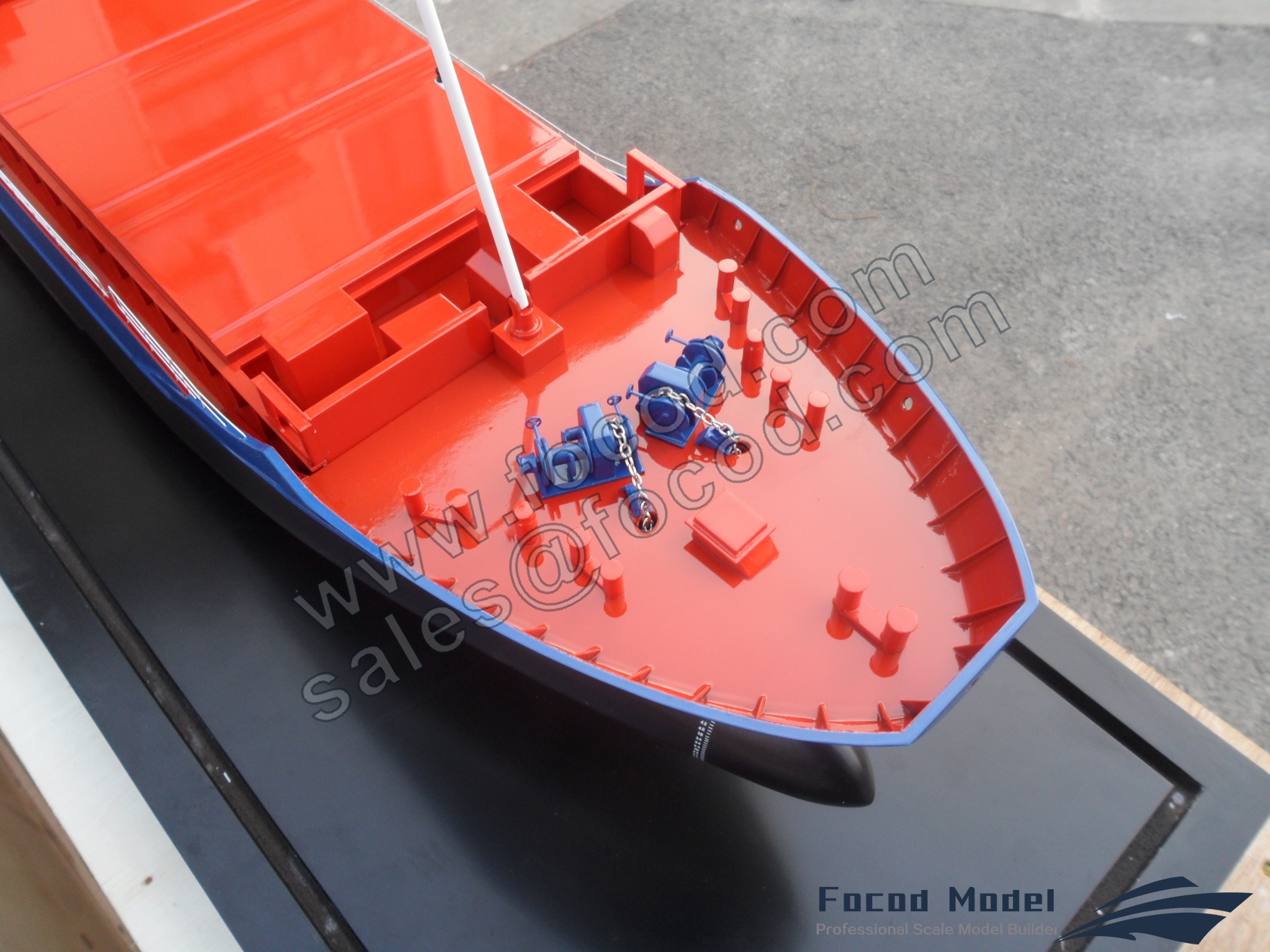 custom made model of 118m General Cargo vessel